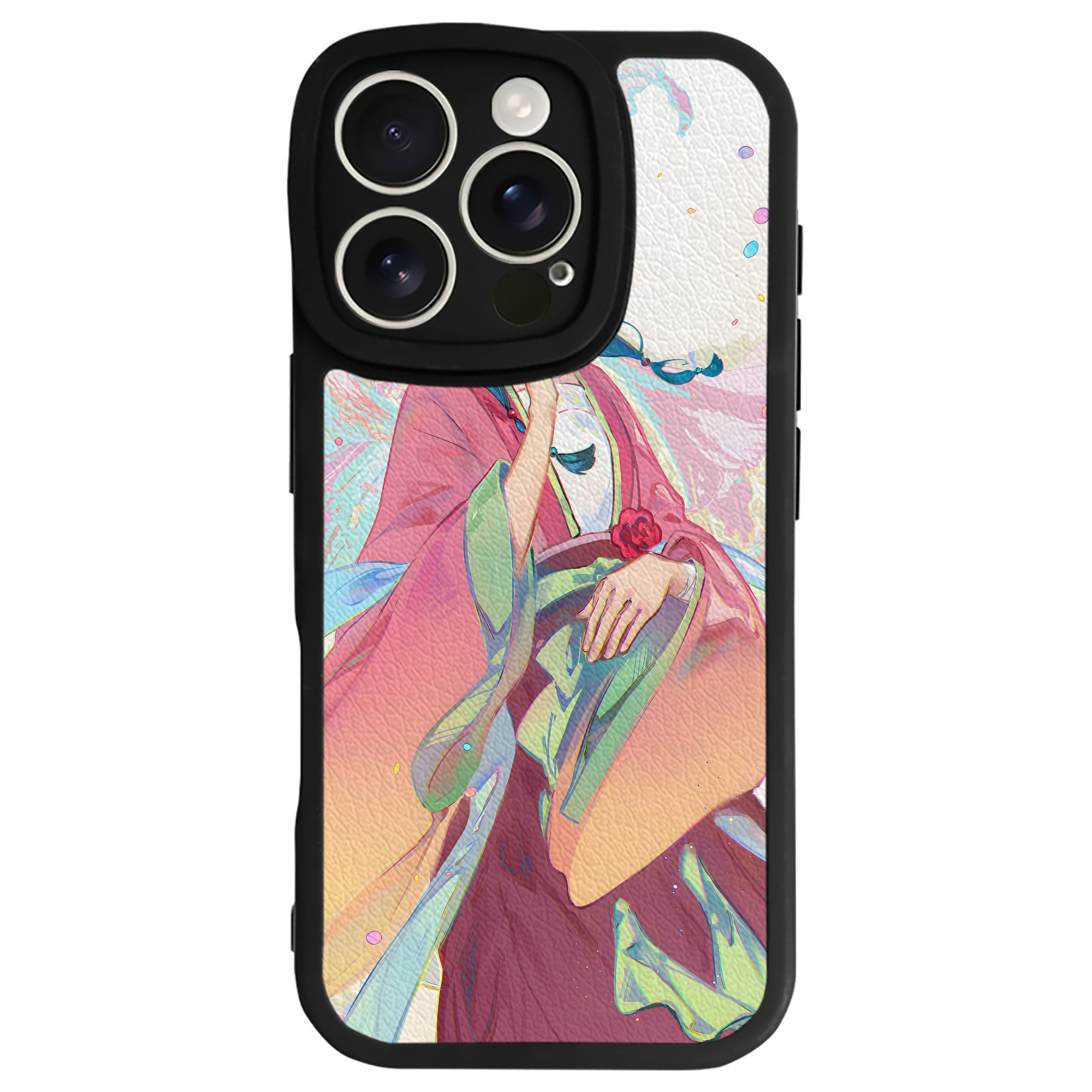 （画像用） 薬屋のひとりごと The Apothecary Diaries 【iPhone 16シリーズ対応】シリコンスマホケース（レザー調） 材質：シリコン